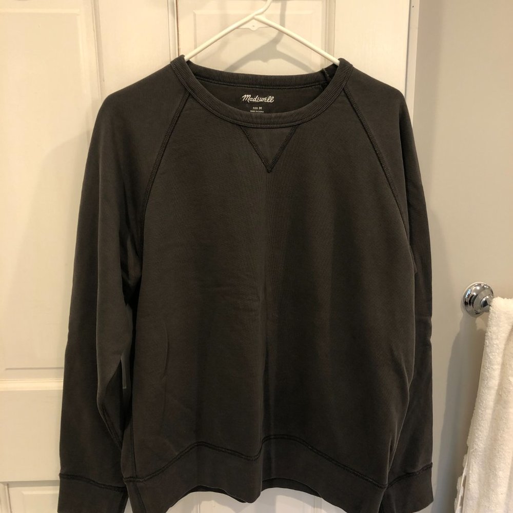 Madewell Garment-Dyed Crewneck Sweatshirt